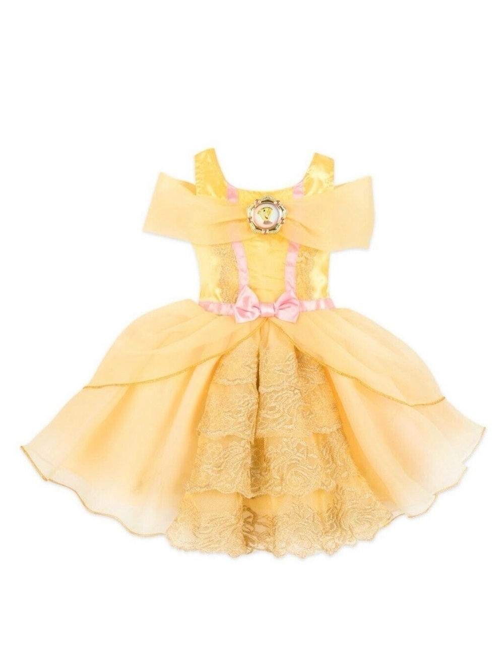 Disney Store Belle Beauty and the Beast Halloween Costume Dress Girls 18-24M